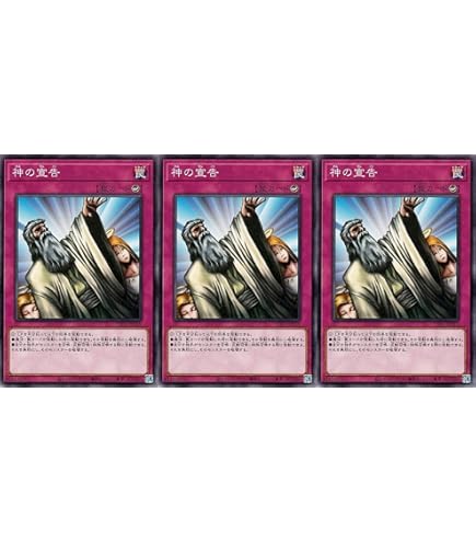 Amazon.co.jp: 遊戯王カード 神の宣告(ノーマル) TACTICAL-TRY DECK 退